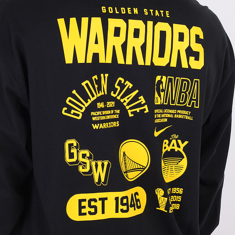   лонгслив Nike Golden State NBA LS Tee DA5893-010 - цена, описание, фото 5